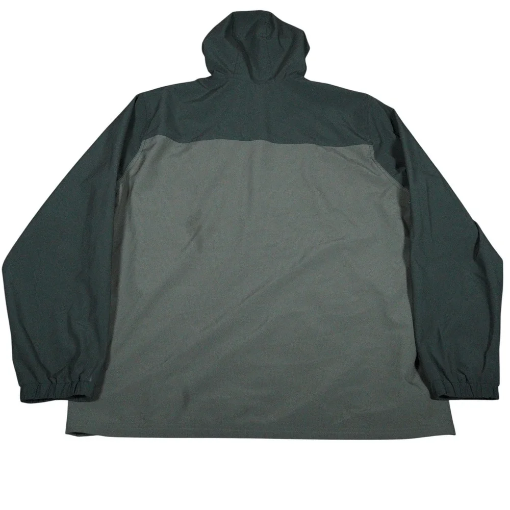 Mens XXL Hooded Windbreaker Rain Jacket Lightweight Full Zip‎